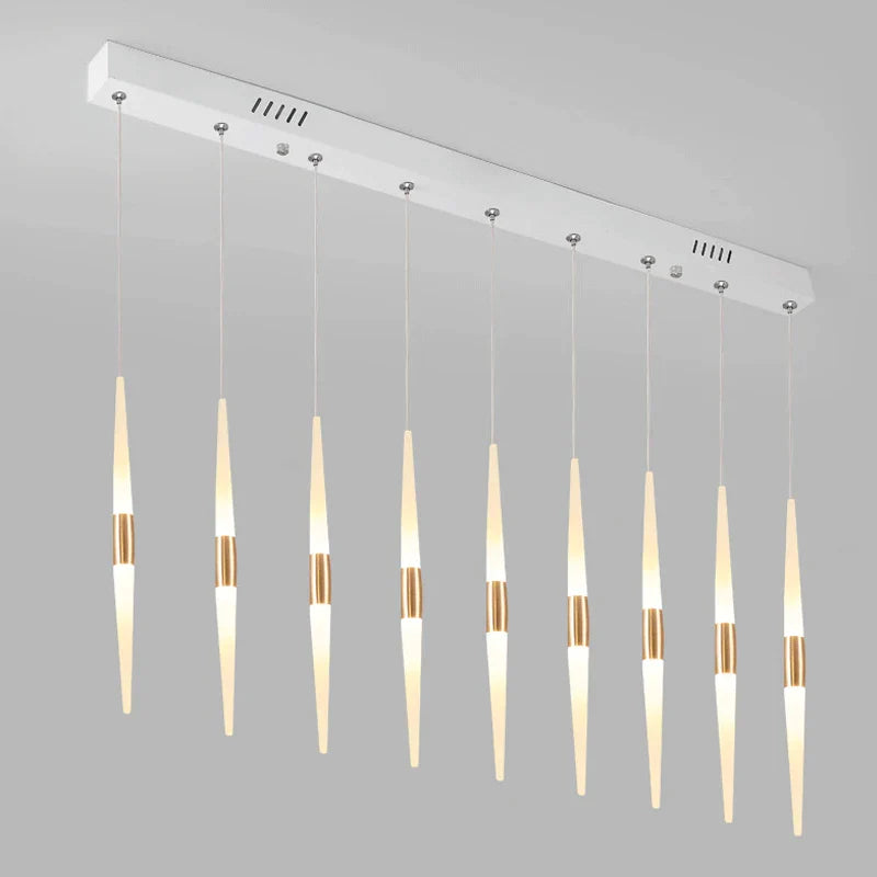 Afralia™ LED Chandelier: Stunning Loft Living Room Bedroom Kitchen Ceiling Light, Long Hanging Fixture