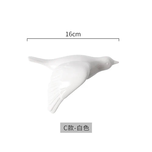 Afralia™ Golden Bird Wall Hanging Modern Decor Pigeon Accessory