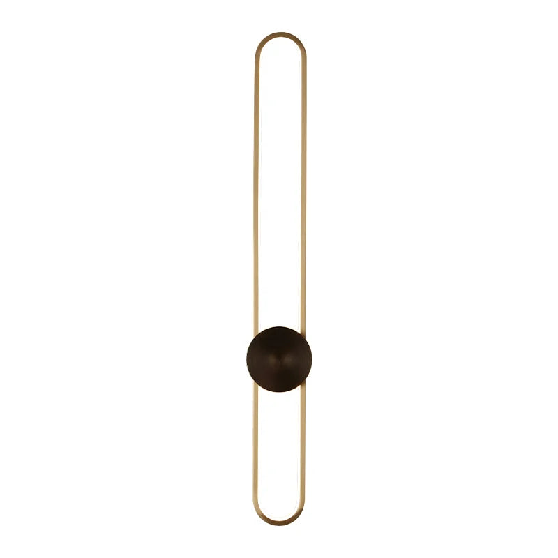 Afralia™ Luxury Copper Wall Lamp | Bedroom Hotel Villa Background Light