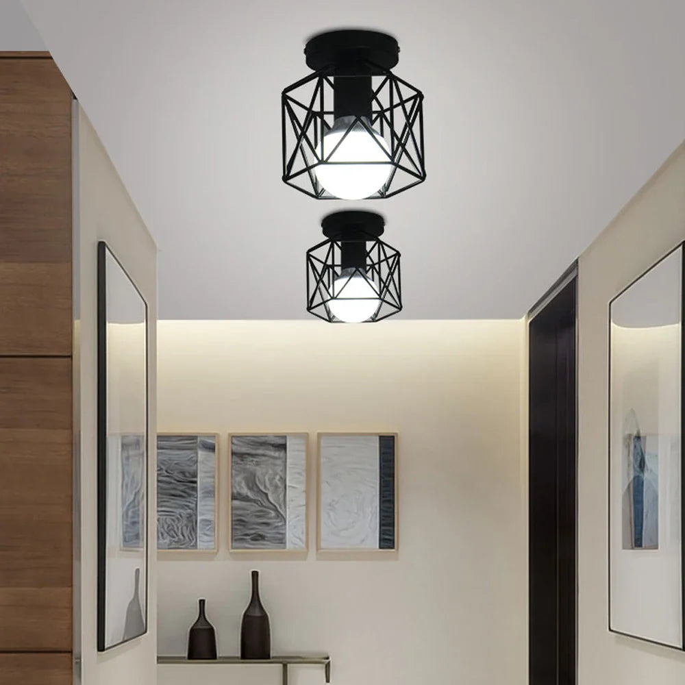 Afralia™ Retro Vintage Ceiling Chandelier for Home Living Room Decor