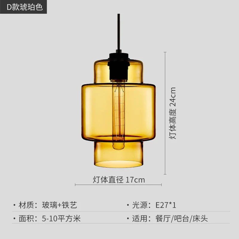 Afralia™ Geometric Glass Pendant Light Collection: Modern Crystalline Pendant Series