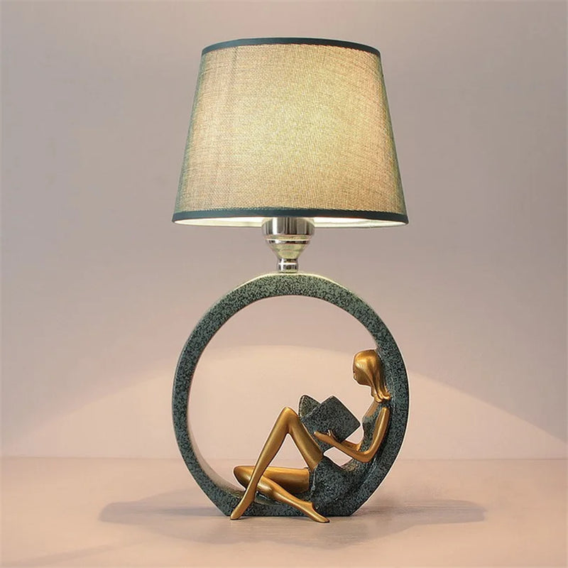 Modern Bedroom Table Lamp for Living Room Decor Bedside Reading Light by Afralia™