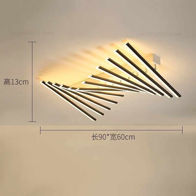 Afralia™ Modern LED Ceiling Lights for Living Room Kitchen Bedroom Beauty Decor, Nordic Design