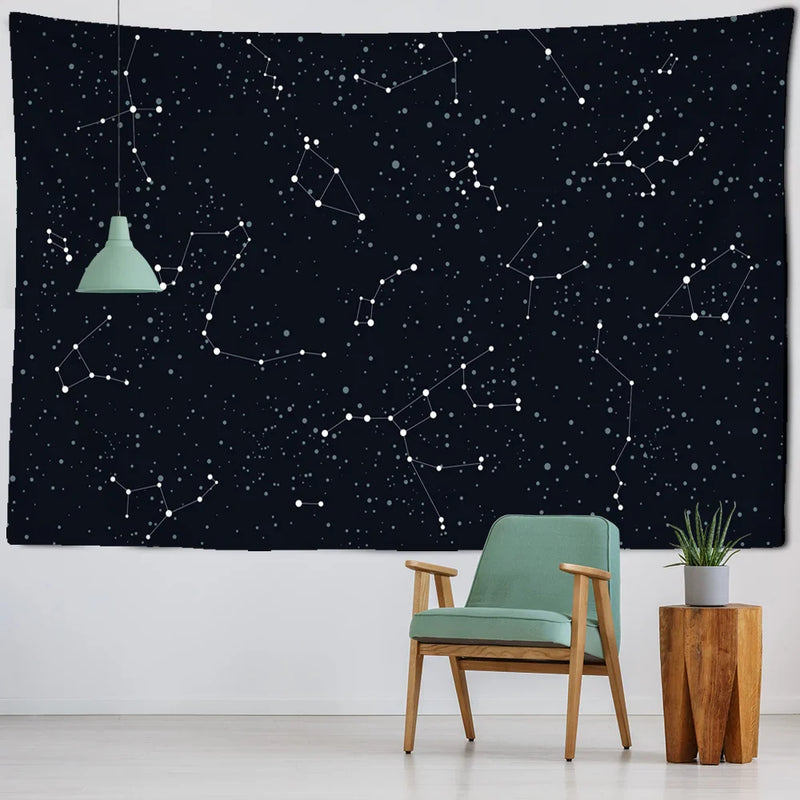 Afralia™ Starry Sky Tapestry | Galaxy Wall Art & Home Decor