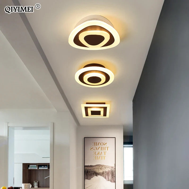 Modern LED Ceiling Light by Afralia™ for Bathroom Living Room - Home Decorative Lighting