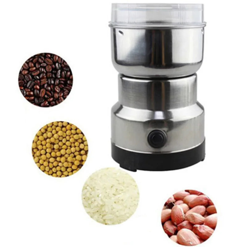 Afralia™ Electric Grinder: Multi-functional Kitchen Accessory for Grinding Grains, Nuts, Spices, and Coffee