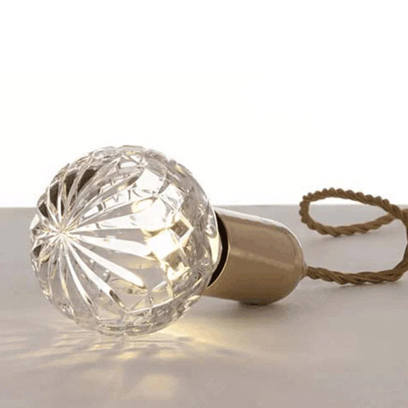 Afralia™ Crystal Pendant Lamp: Minimalist LED Glass Pendant Light for Restaurant, Clothing Store