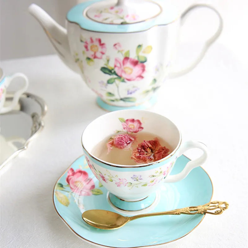 Afralia™ Porcelain Tea & Coffee Set, Teaware Collection by Coffeeware Supplier