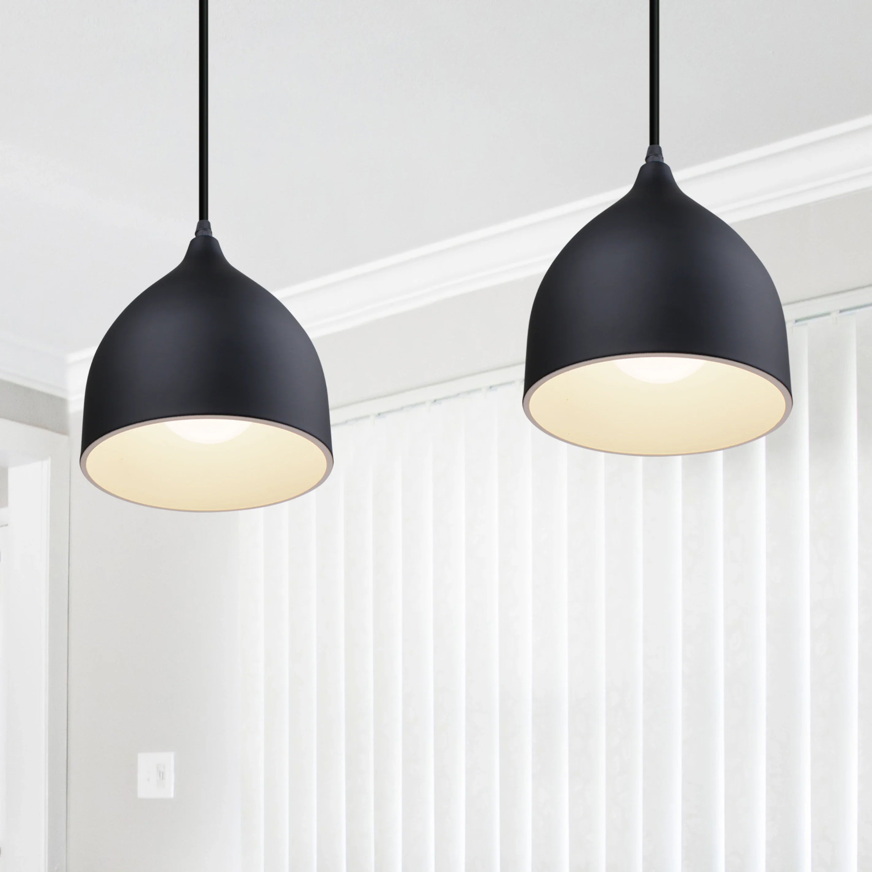 Afralia™ Modern LED Pendant Light for Kitchen Restaurant Bedroom Living Room