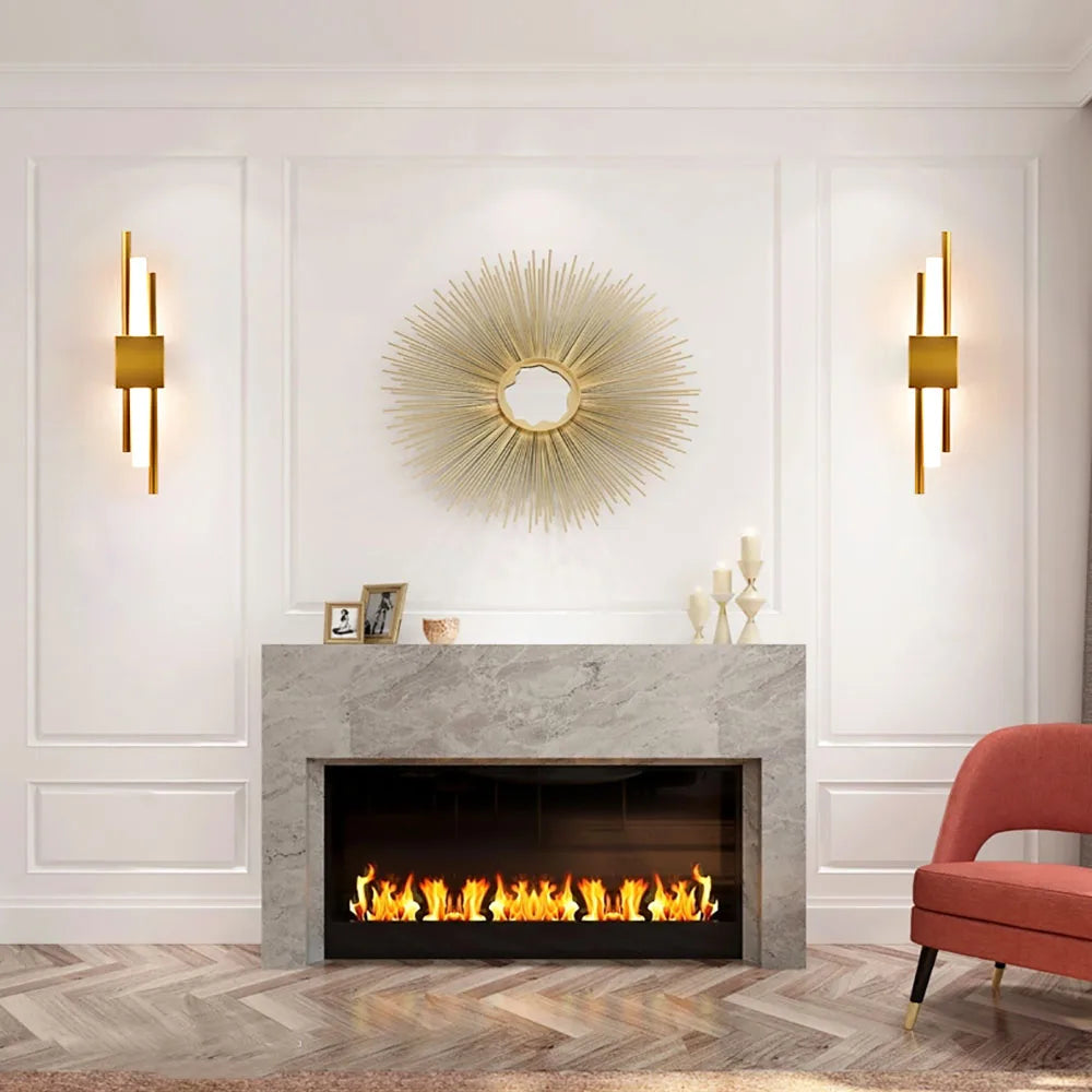 Afralia™ LED Wall Sconce Lamp Indoor Lighting for Home Bedroom Living Room Decoration