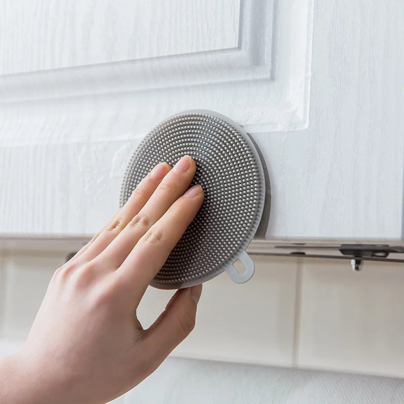 Silicone Cleaning Brush for Kitchen & Tableware Washing - Afralia™ Home Supplies