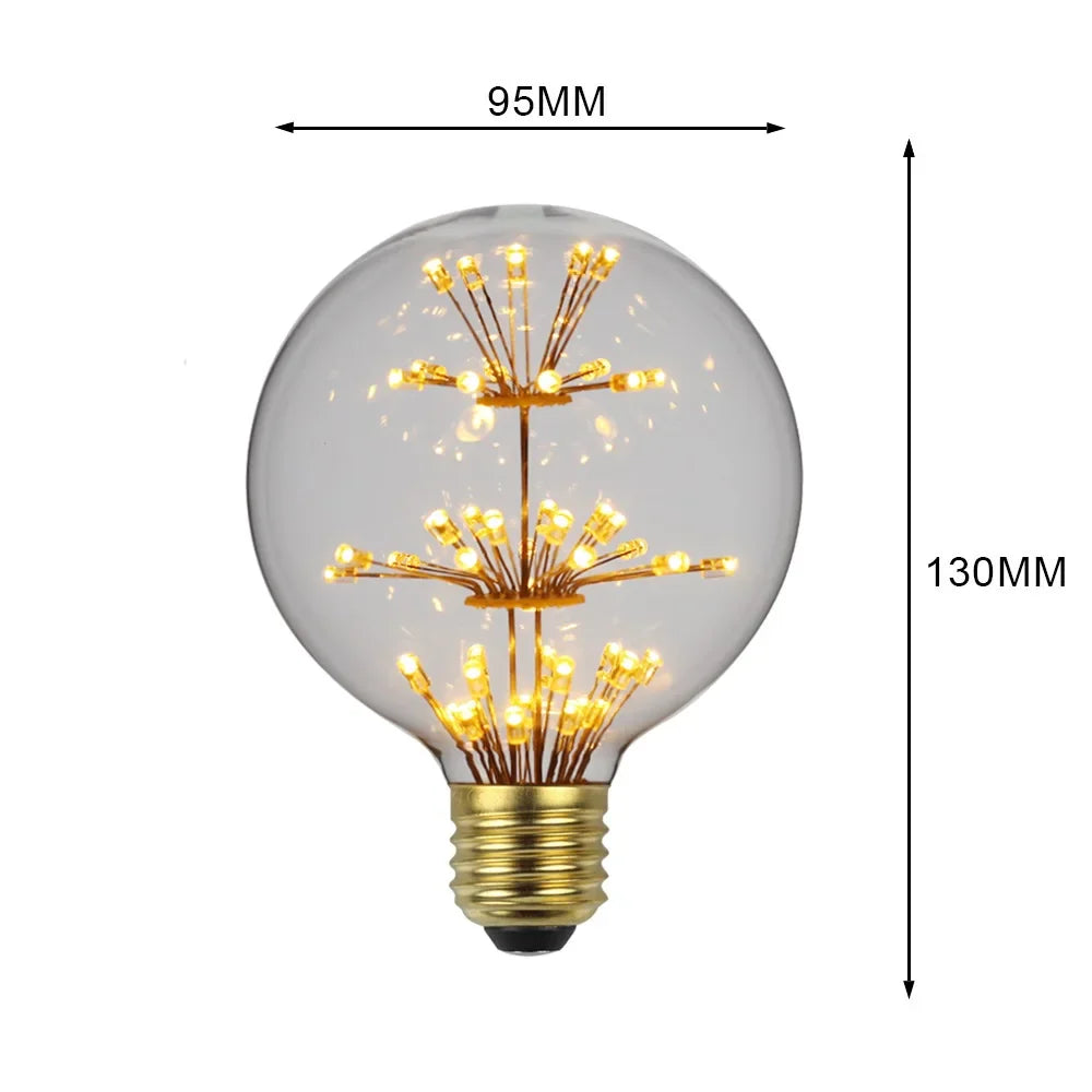 Afralia™ Retro Edison Bulb LED 3W E27 Industrial Vintage Lamp Light Bulb
