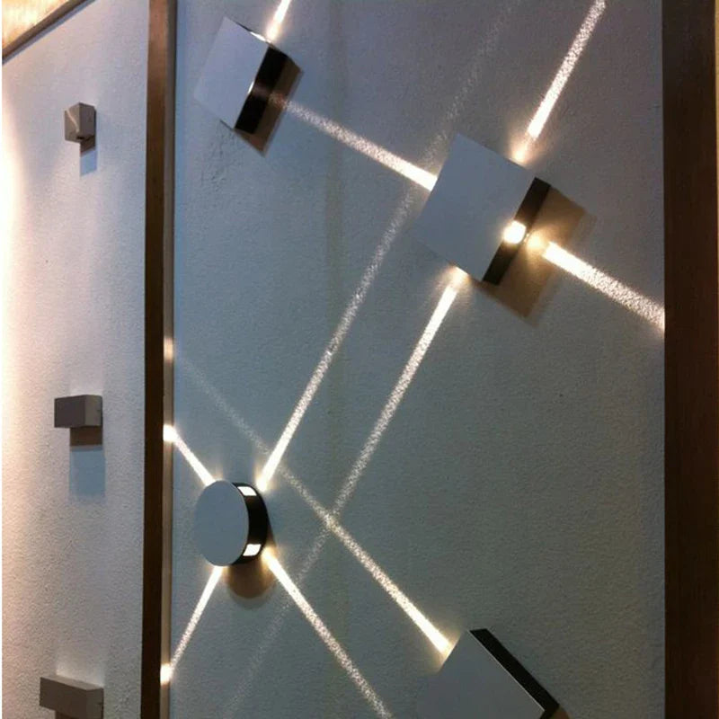 Afralia™ LED Cross Wall Sconce for Indoor Lighting in Bedrooms, Living Rooms, and Corridors