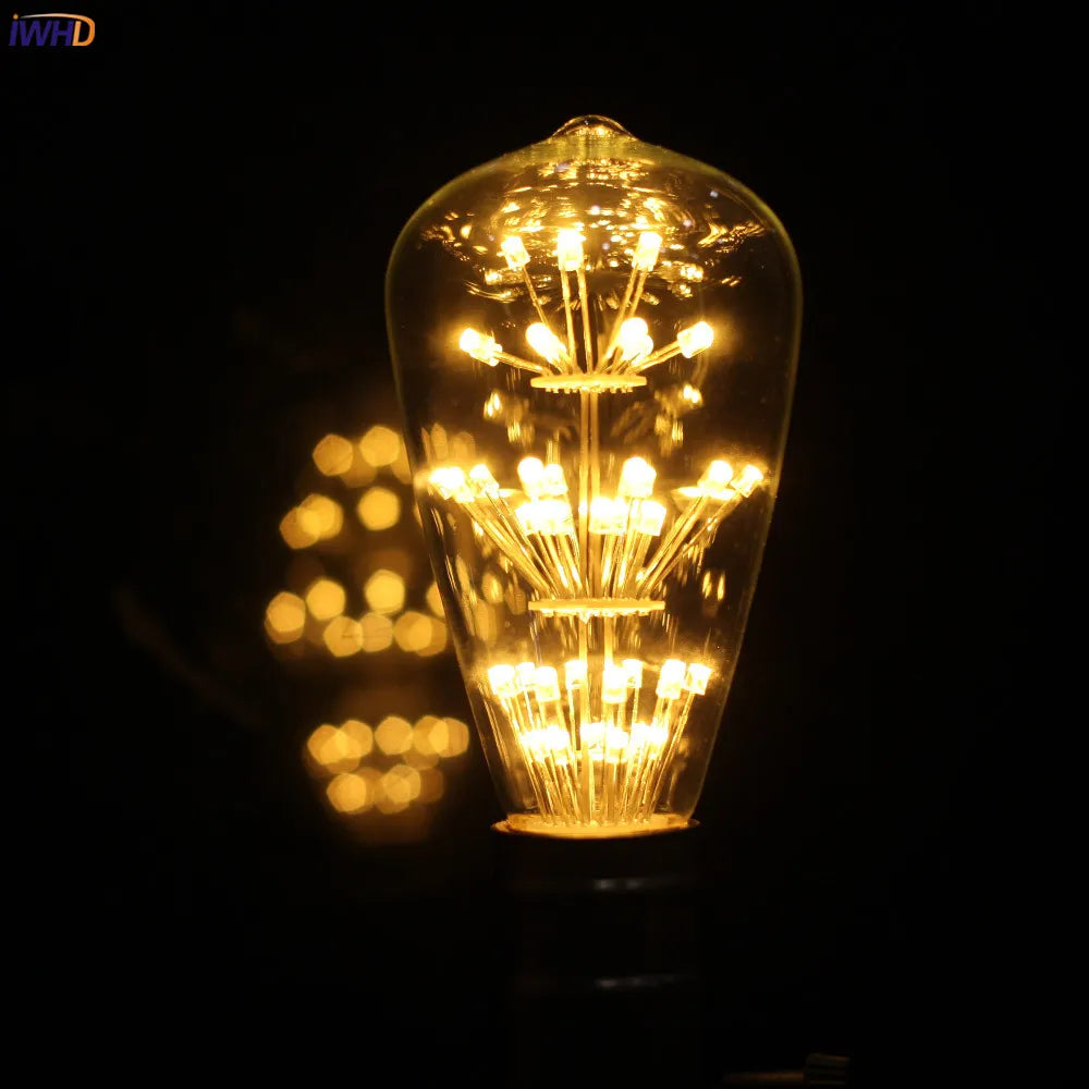 Afralia™ Retro Edison Bulb LED 3W E27 Industrial Vintage Lamp Light Bulb