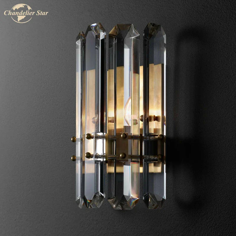 Afralia™ Crystal Nordic Wall Sconce - Vintage Loft Lighting