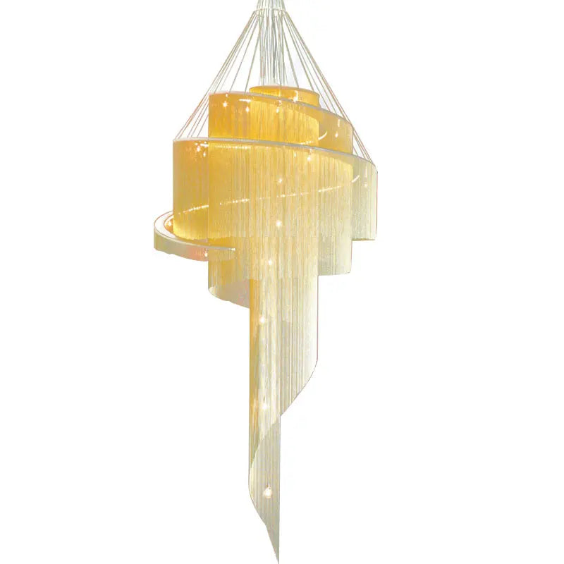 Afralia™ Chain Chandelier Lighting Suspension for Staircase
