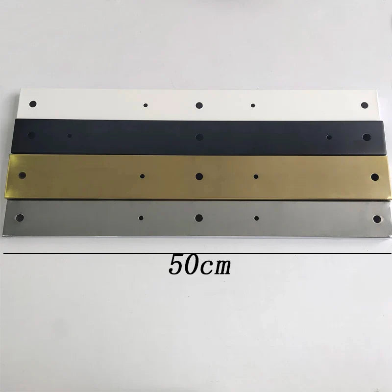 Afralia™ Brass/Silver Base Plate Lighting Accessories: Round/Rectangular Ceiling Canopy Lamps Chassis