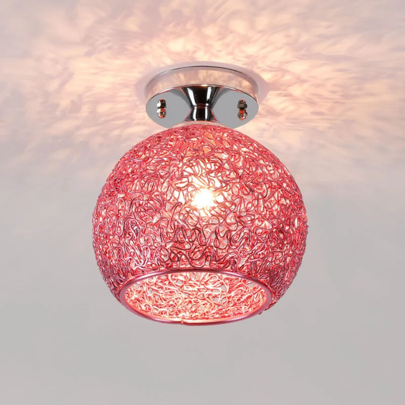 Afralia™ Glass Ball LED Ceiling Lights for Home Decor and Minimalist Living Rooms
