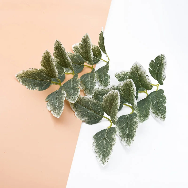 Silk Green Leaf Artificial Plants - Afralia™ Decorative Flowers Wreaths for Home & Events