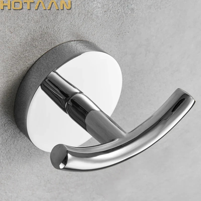 Afralia™ Stainless Steel Chrome Robe/Clothes Hook