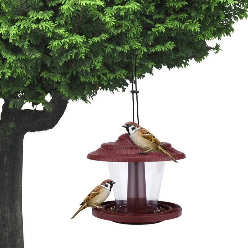 Afralia™ Wild Bird Feeder Hanging Garden Yard Decoration Bird Food Distributor