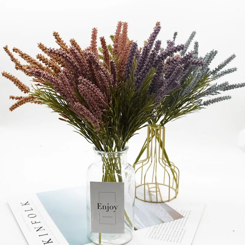 Afralia™ Artificial Lavender Plants: Home Decor, Wedding DIY, Photo Props, Indoor Furnishings