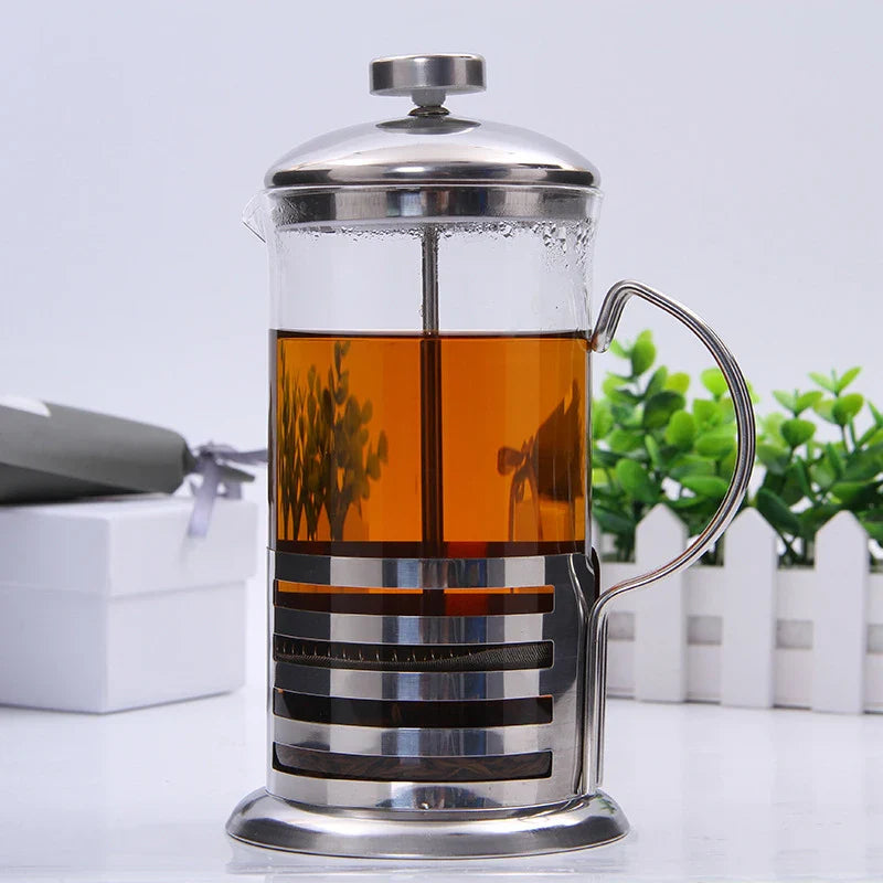 Afralia™ Stainless Steel French Press Coffee Pot 350ml