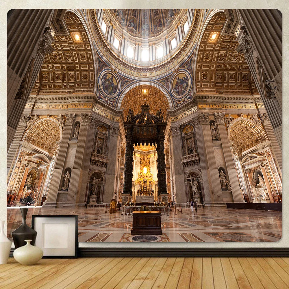 Afralia™ Angel Tapestry: Church-inspired Boho Wall Decor for Home - Bedding, Sofa, or Blanket