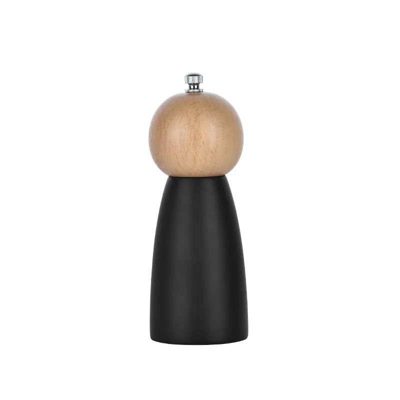 Afralia™ Wooden Pepper Mill Ceramic Core Spice Grinder