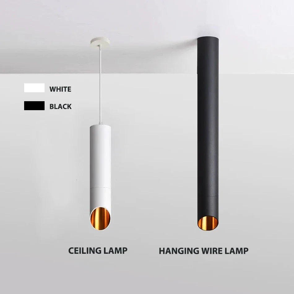 Afralia™ GU10 LED Ceiling Light Cord Lamps with Free 5W Bulb for Kitchen, Living Room, and More