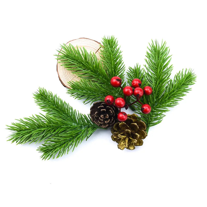 Afralia™ Artificial Pine Needle Plants for Christmas Decor and DIY Wreaths