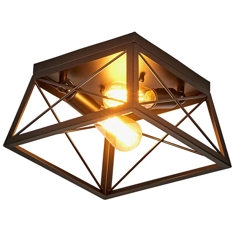 Afralia™ Farmhouse Retro Ceiling Light for Dining Room, Kitchen, Bedroom