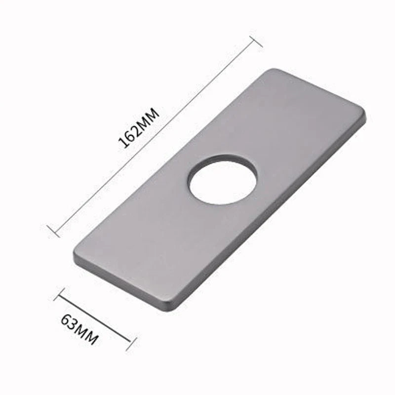 Afralia™ 4" Hole Cover Deck Plate for Sink Faucets - Black/Gray/Gold Finishes