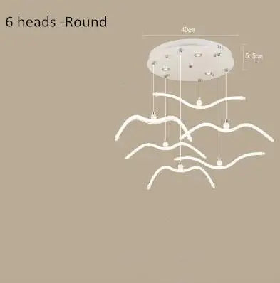 Afralia™ Seagull LED Pendant Light Modern Ceiling Lamp Nordic Chandelier Lumina