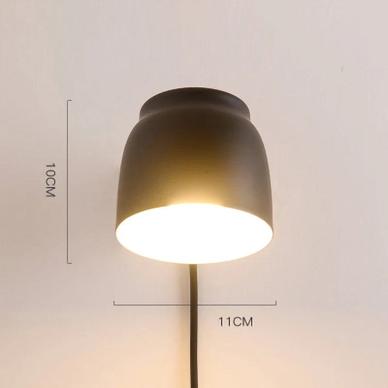 Afralia™ LED Wall Lamp with E14 Light Source and Switch for Indoor Illumination