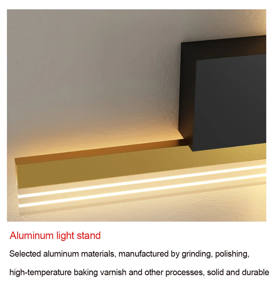 Afralia™ LED Aluminum Wall Light for Bedroom Living Room Home Decor