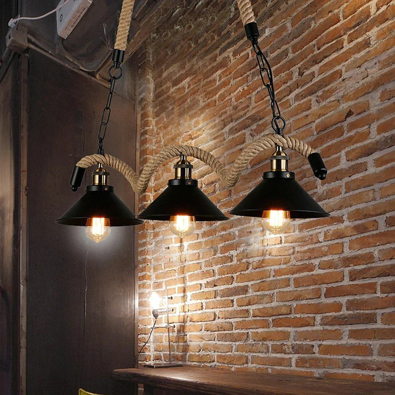 Afralia™ Industrial Rustic Pendant Lights Indoor Lamp for Living Dining Room Home Décor