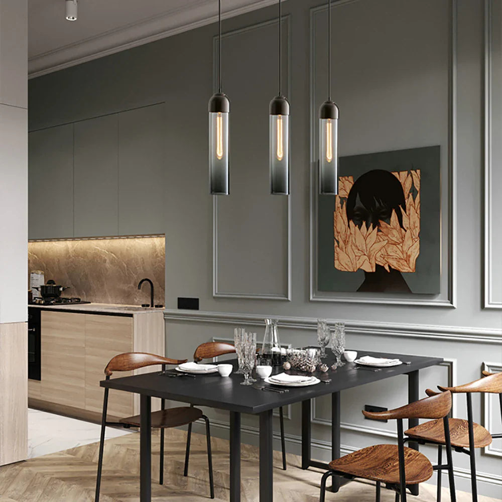 Afralia™ Nordic Glass Pendant Lamps: Modern Luxury Indoor Lighting for Bedroom, Dining Room, and Kitchen