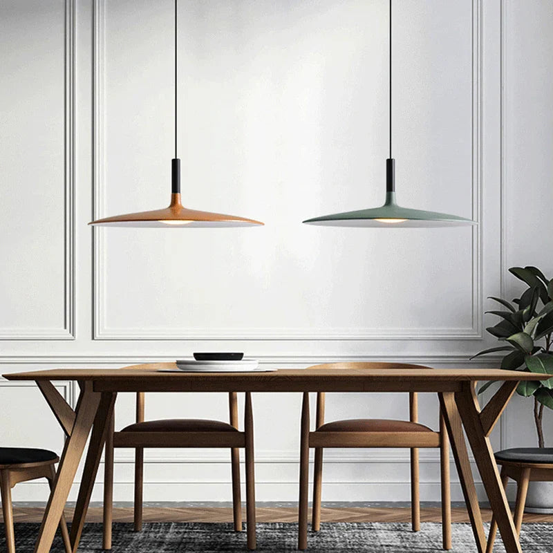 Afralia™ UFO LED Pendant Light - Modern Nordic Chandelier for Home and Restaurant