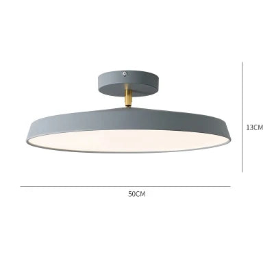 Afralia™ Nordica Dimmable LED Ceiling Light, Modern Round Aluminum Designer Lamp