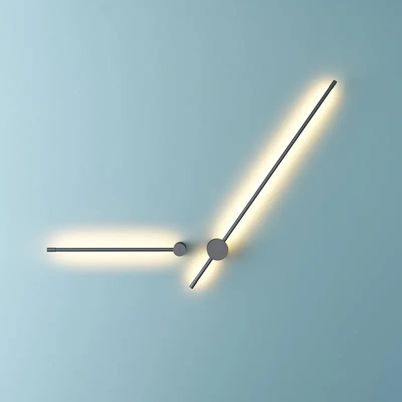 Afralia™ Geometric Lines LED Wall Lamp: Nordic Minimalist Living Room Decor, Bedroom Bedside Light