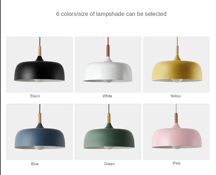 Afralia™ Macarone Pendant Light: Modern Colorful Iron Lampshade for Home, Restaurant, Coffee Shop.