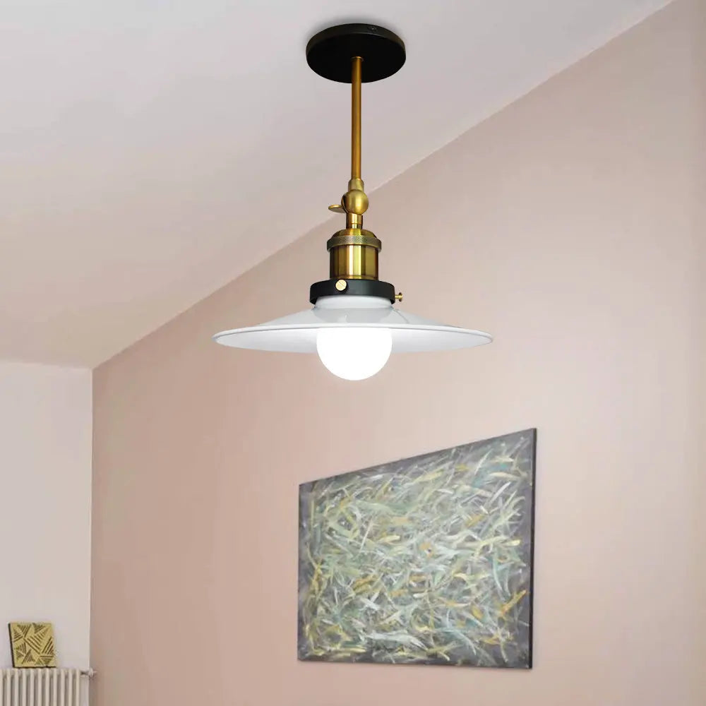 Afralia™ Loft LED Wall Lamp Industrial Decor Iron Lampshade Bedroom Light
