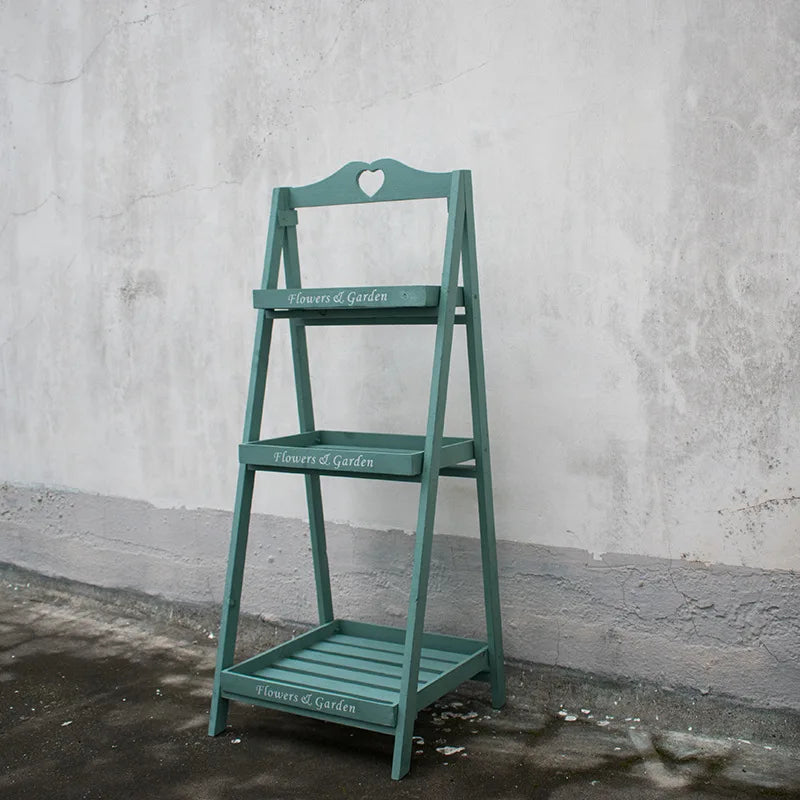 Afralia™ Retro Solid Wood Plant Stand - Multi-layer Floor Type Design