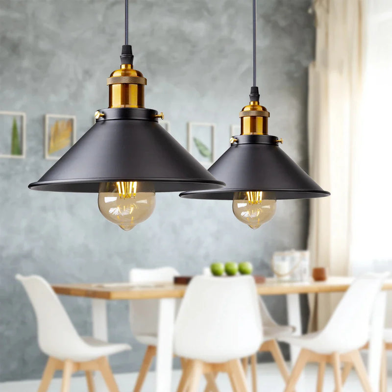 Afralia™ Retro Pendant Light for Home Kitchen Dining Bedroom E27