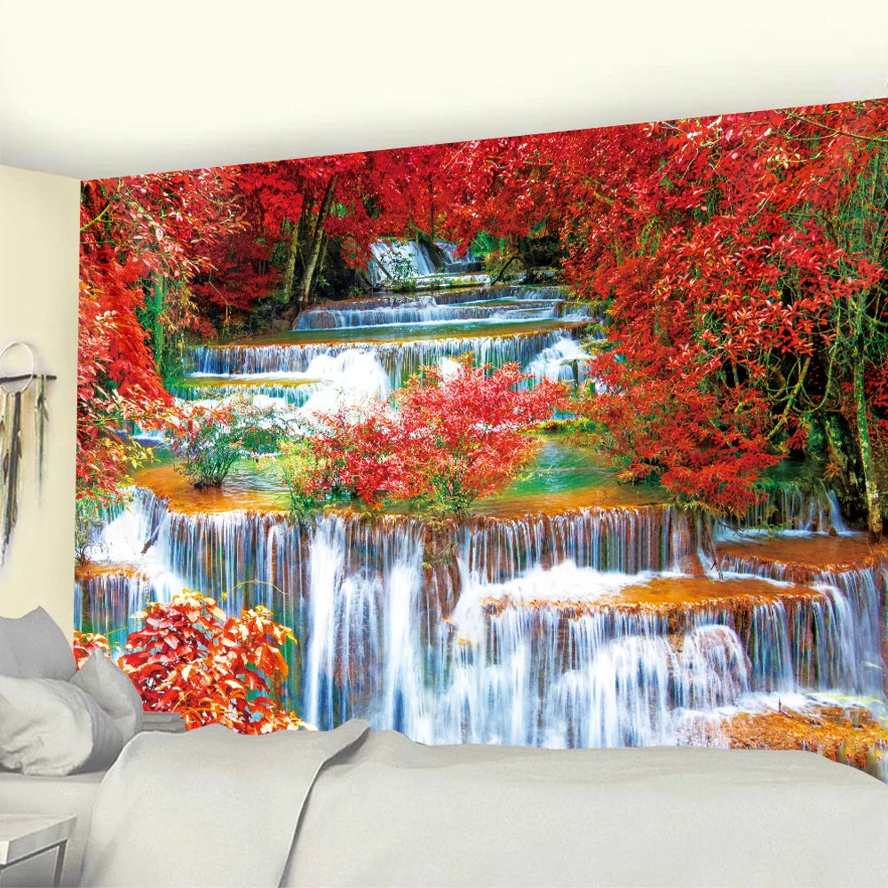 Bohemian Mandala Tapestry from Afralia™ nature home decoration