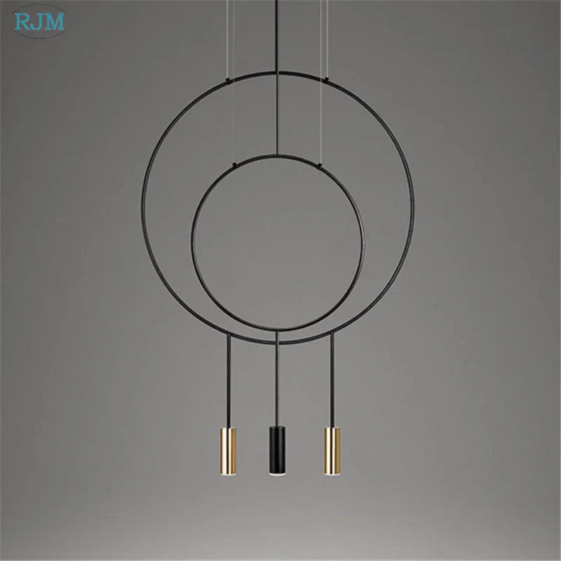 Afralia™ Modern Metal Pendant Light for Restaurant Bar Bedroom Study Nordic Design