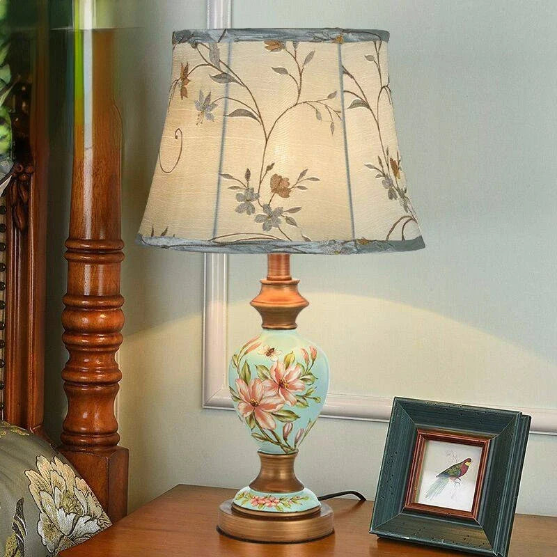 Afralia™ Retro Resin Table Lamp: Creative Romantic Warm Decorative Lighting for Living Room