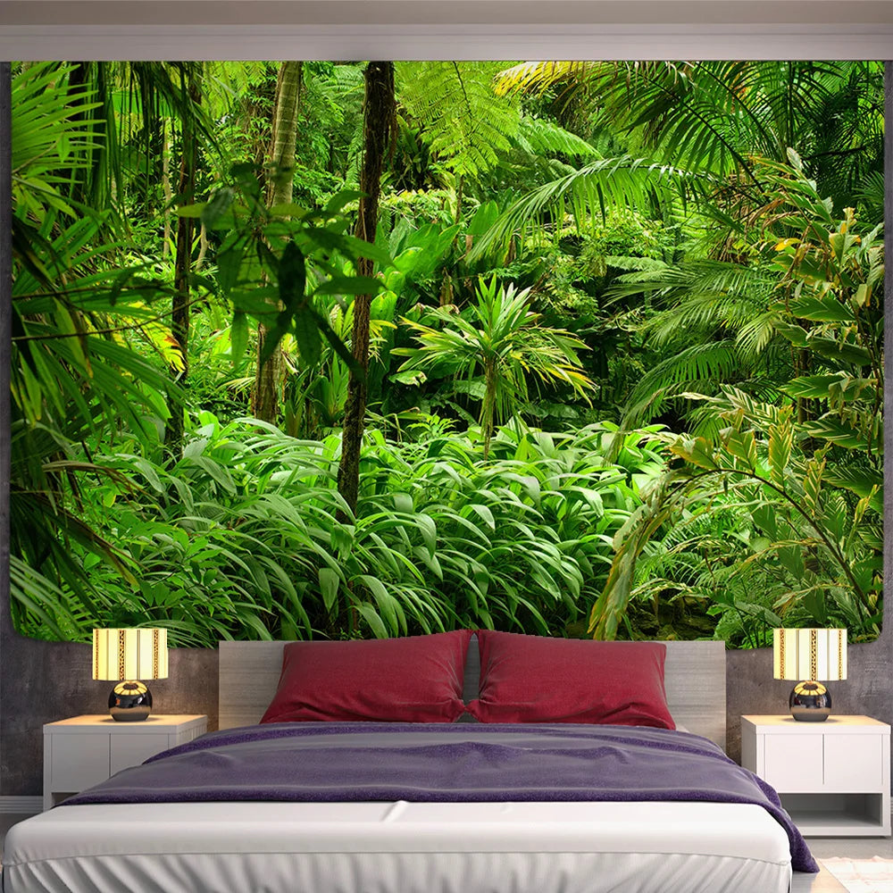 Afralia™ Natural Forest Mandala Wall Tapestry - Bohemian Wall Art Decor