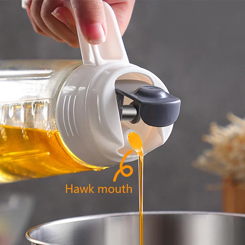 Afralia™ Oil Bottle Vinegar Sauce Pot Seasoning Cruet Kitchen Supplies